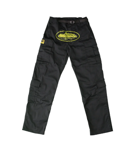 Corteiz Yella Guerillaz Black/Yellow Cargos Corteiz Yella Guerillaz Black/Yellow Cargos