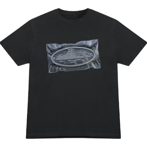 Corteiz Vacuum Sealed Black T-Shirt Corteiz Vacuum Sealed Black T-Shirt