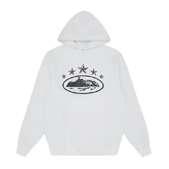 corteiz-5-starz-alcatraz-hoodie-white Corteiz 5 Starz Alcatraz Hoodie White