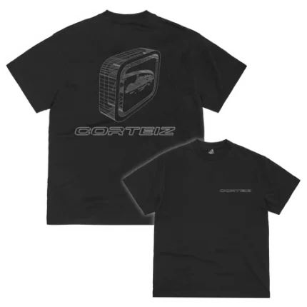 Corteiz Blueprint Tee in Black
