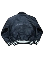 Corteiz Leather Jacket Black