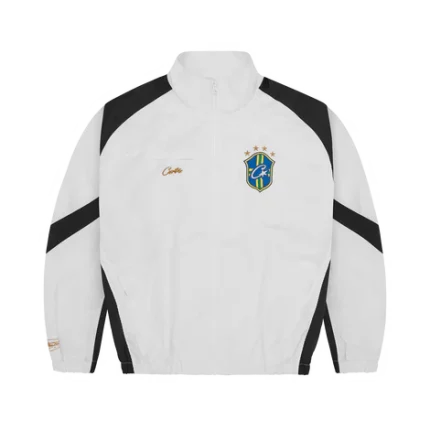 Corteiz Olympic Shuku Jacket Brasil White Black
