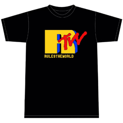 Corteiz RTV Black T-shirt VIP