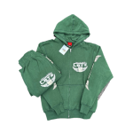 Corteiz Gasolina Dark Green Zip-Up Tracksuit