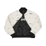 Corteiz Reversible Bomber Jacket Off-White and Black