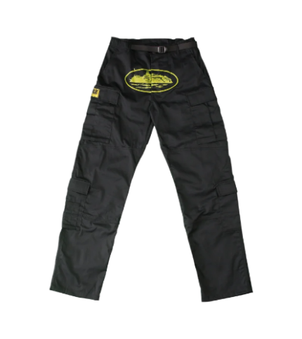 Corteiz Yella Guerillaz Black/Yellow Cargos