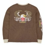 Corteiz Dipnet Waffle Sleeve Sweatshirt – Brown