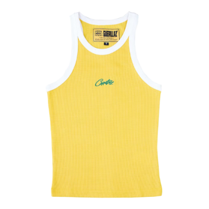 Corteiz Yellow Tanktop for Men