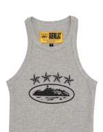 Corteiz 4Starz Alcatraz Women’s Tank Top in grey