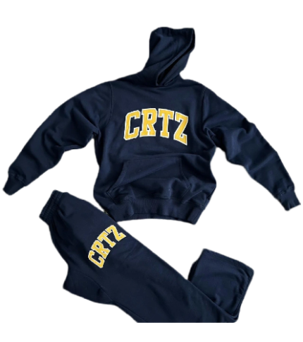 Corteiz Black Shain Tracksuit