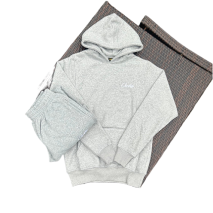 Corteiz Grey HMP Hooded Tracksuit