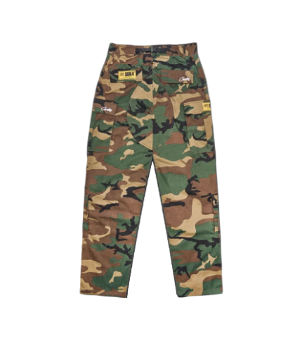 Corteiz Guerillaz Cargos in Woodland Camo