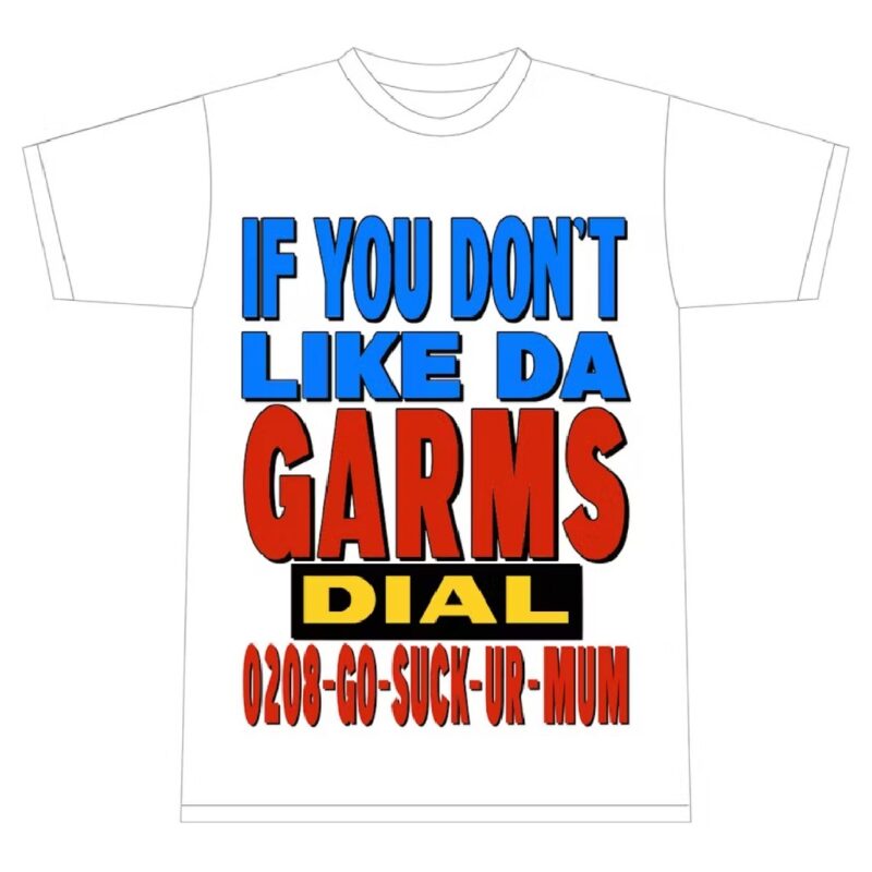 Corteiz 0208-Go-Suck-Urself White T-shirt