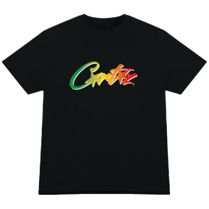 Corteiz Allstarz Gradient Carni Black T-shirt
