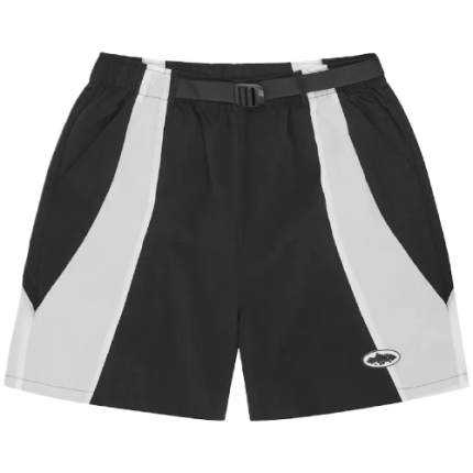 Corteiz Spring Shorts in Black/White