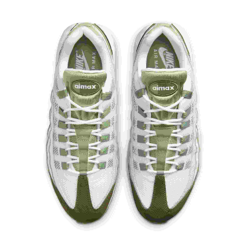 Corteiz x Nike Air Max 95 in White Oil Green Corteiz x Nike Air Max 95 in White Oil Green
