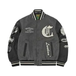 Corteiz US vs Dem Varsity Jacket Grey