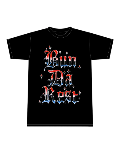 Corteiz Bun Da Rest Royale Black T-shirt