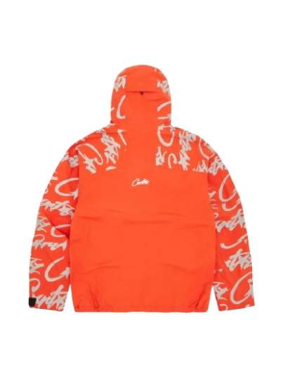 Corteiz Elite work Waterproof Shell Jacket Orange