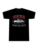 Corteiz 4Starz Alcatraz Black T-Shirt