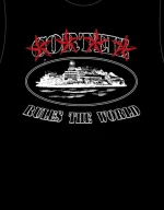 Corteiz 4Starz Alcatraz Black T-Shirt