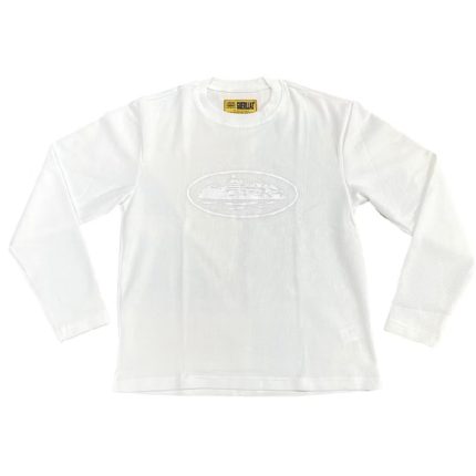 Corteiz Alcatraz Waffle Long Sleeve Sweatshirt White