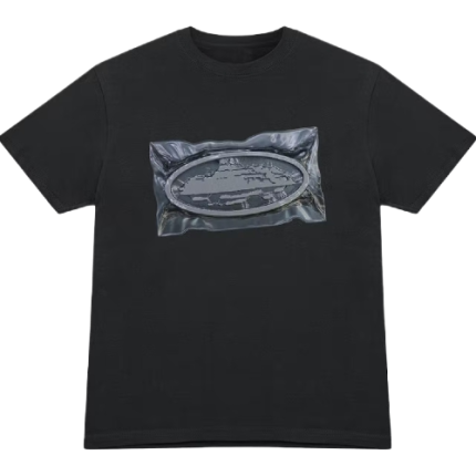 Corteiz Vacuum Sealed Black T-Shirt