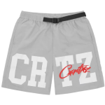 Corteiz CRTZ Nylon Shorts in Grey
