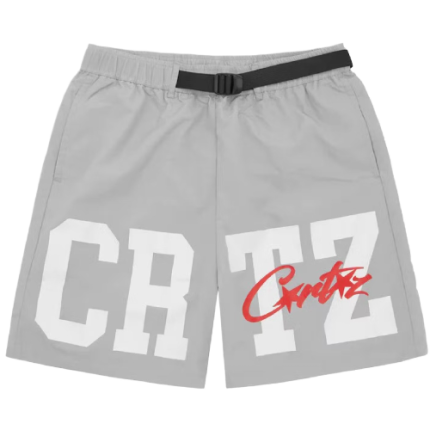 Corteiz CRTZ Nylon Shorts in Grey