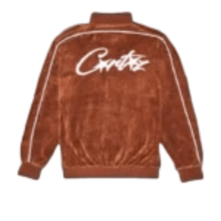 Corteiz All Starz VVS Velvet jacket Brown