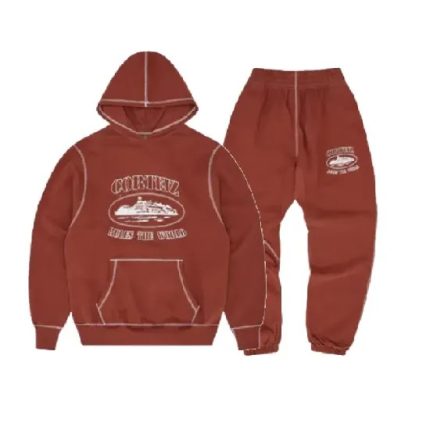 Corteiz Superior Tracksuit in Rust
