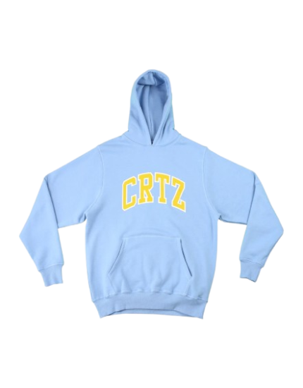 Corteiz Dropout Hoodie Baby Blue