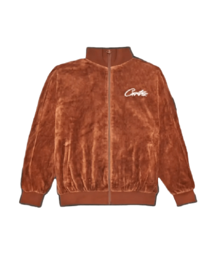 Corteiz All Starz VVS Velvet jacket Brown