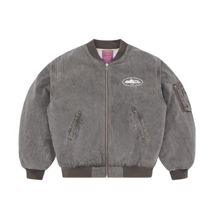 ISLAND BOMBER JACKET [LIGHT GREY]