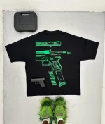 In Glock We Trust Oversized T-Shirt Black/Green