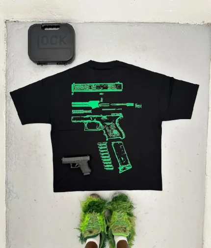 In Glock We Trust Oversized T-Shirt Black/Green