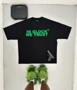 In Glock We Trust Oversized T-Shirt Black/Green