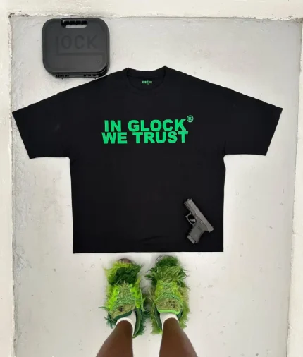 In Glock We Trust Oversized T-Shirt Black/Green