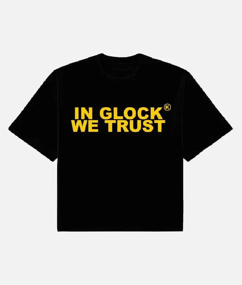 In Glock We Trust Oversized T-Shirt Black/Yellow In Glock We Trust Oversized T-Shirt Black/Yellow