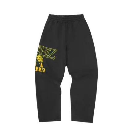 LION VARSITY OPEN HEM PANT [BLACK]