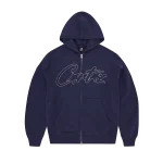 THICK STITCH ALLSTARZ ZIP HOODIE [NAVY]