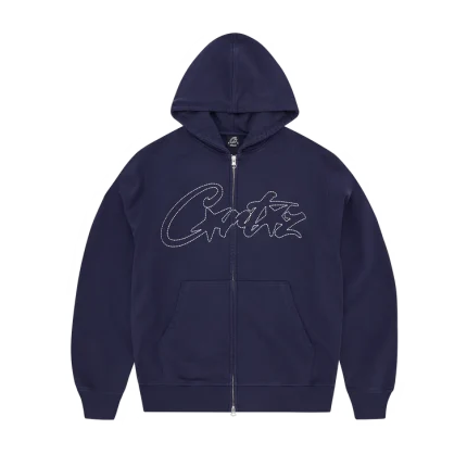 THICK STITCH ALLSTARZ ZIP HOODIE [NAVY]