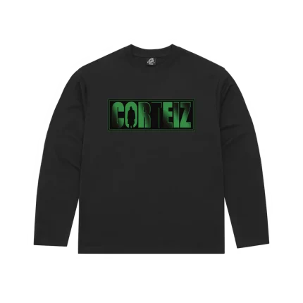 SHADOW MAN LONGSLEEVE TEE [BLACK]