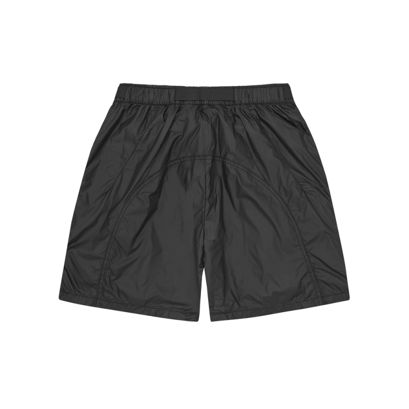 Alcatraz Nylon Patch Shorts – Black
