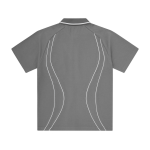 Island Piped Polo Shirt – Grey