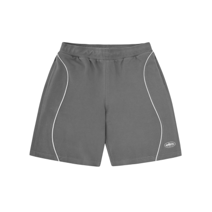 Island Piped Polo Short – Grey