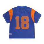 OPEN MESH PANEL JERSEY [BLUE/ORANGE]