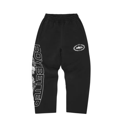 BBK ROYALE OPEN HEM SWEATPANT [BLACK]